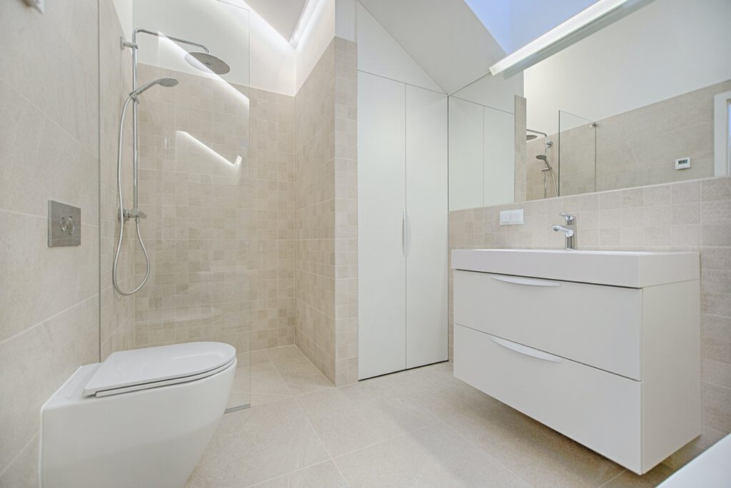 Möbel im Badezimmer